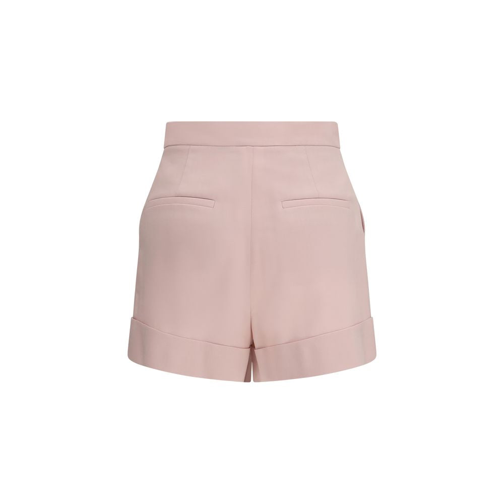 Max Mara Multicolor Fleece Wool Bermuda Shorts