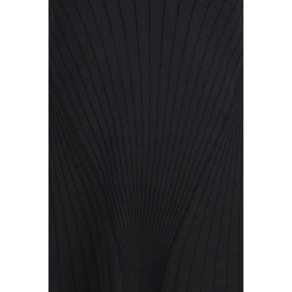 Max Mara Black Viscose Casual Dress