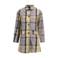 Barbour Blue Polyester Trench Coat