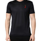 Dolce & Gabbana Dark Blue DG Logo Silk Men Crew Neck T-shirt