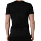 Dolce & Gabbana Black King Patch Cotton Men CrewNeck T-shirt
