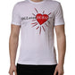 Dolce & Gabbana White #DGLovesDUBAI Cotton Crew Neck T-shirt