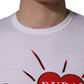 Dolce & Gabbana White #DGLovesDUBAI Cotton Crew Neck T-shirt