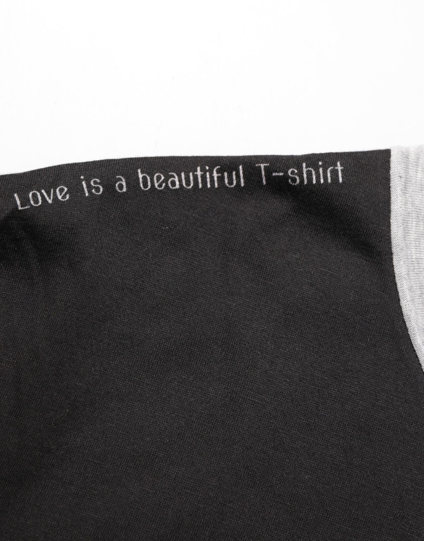 Dolce & Gabbana Black Two Tone DG Logo Print Cotton  T-shirt