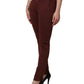 Roy Roger's Maroon Mid Waisted Slim Fit Denim Trouser Jeans