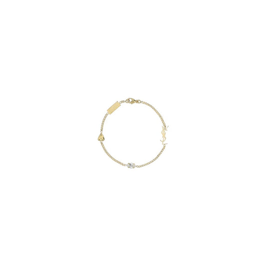 Saint Laurent Bicolor Brass Bracelet