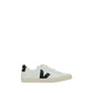 Veja White Calf Leather Bos Taurus Low Top Sneakers