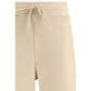 Max Mara Beige Cotton Joggers (Workout Pants)