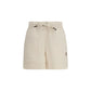 Moncler Grenoble Beige Polyester Bermuda Shorts