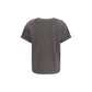 Brunello Cucinelli Gray Nylon T-Shirt