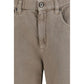 Brunello Cucinelli Beige Cotton Jeans Denim