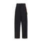 Darkpark Black Cotton Casual Pants