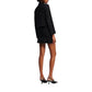 Karl Lagerfeld Black Cotton Mini Skirt