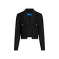 Karl Lagerfeld Black Polyester Blazer