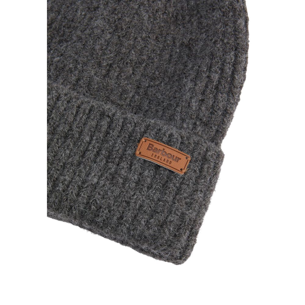 Barbour Gray Polyester Beanie