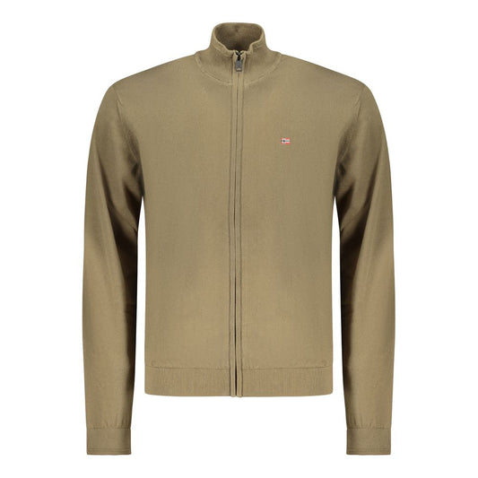 Napapijri Verde Cotton Men Cardigan