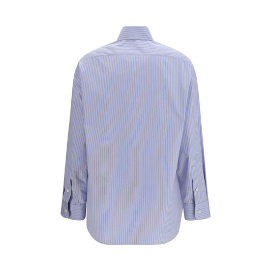 The Row Blue Cotton Pattern Shirt