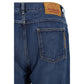 Dolce & Gabbana Blue Cotton Straight-Leg Jeans