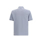Brunello Cucinelli Blue Cotton Polo Shirt