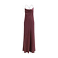 PINKO Bordeaux Marabou Casual Dress