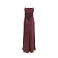 PINKO Bordeaux Marabou Casual Dress