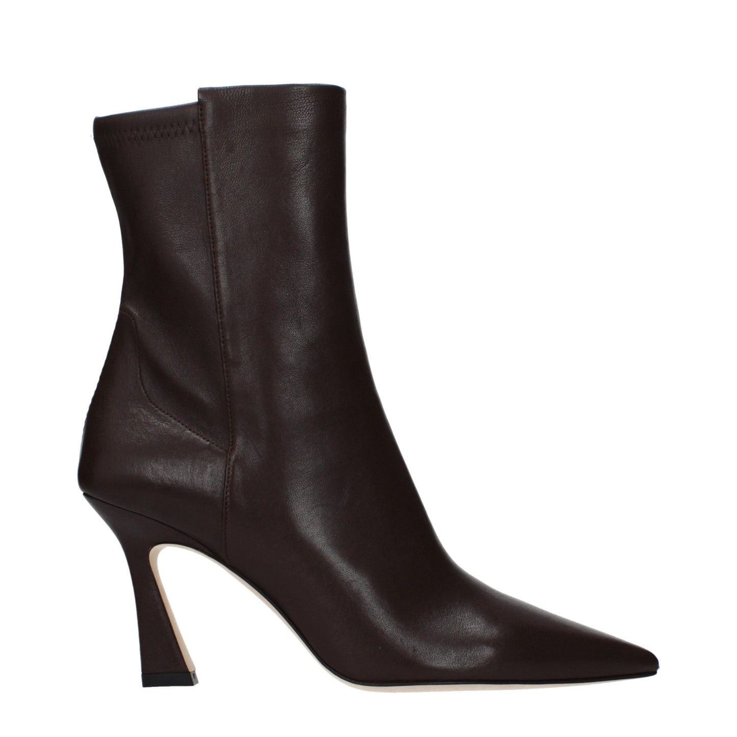 Stuart Weitzman Brown Leather Ankle Boots