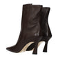 Stuart Weitzman Brown Leather Ankle Boots