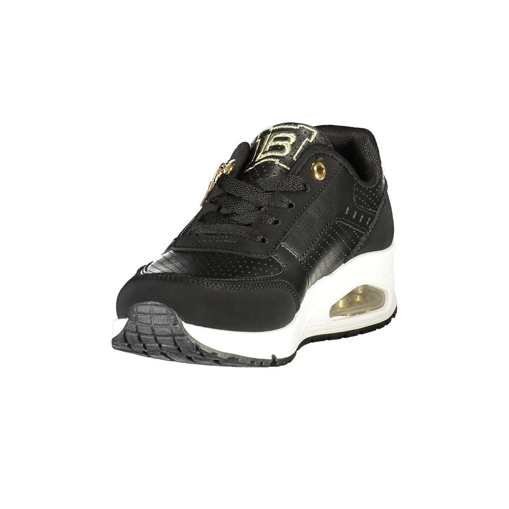 Laura Biagiotti Black Polyester Women Sneaker