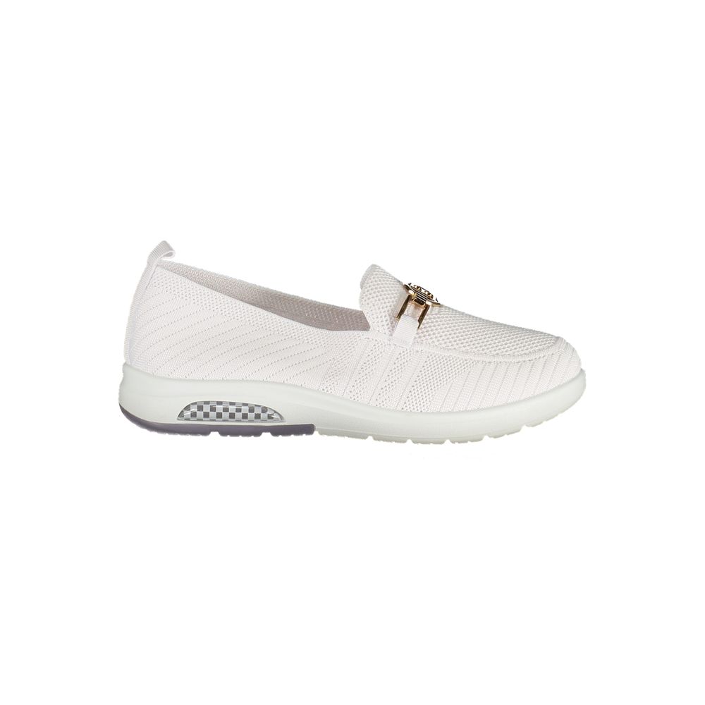 Laura Biagiotti Bianco Polyester Women Classic Shoe