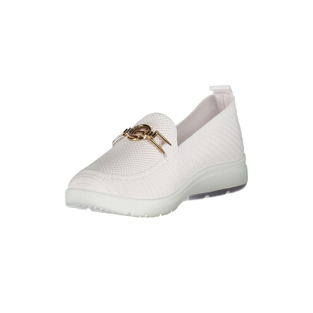 Laura Biagiotti Bianco Polyester Women Classic Shoe