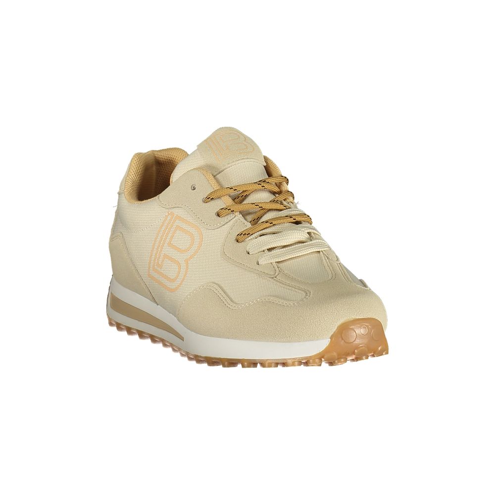Laura Biagiotti Beige Polyurethane Women Sneaker