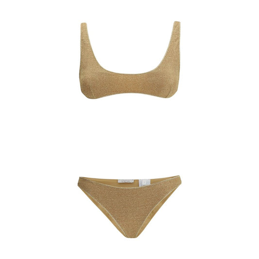 Oséree Gold Polyamide One-Piece Swimsuit