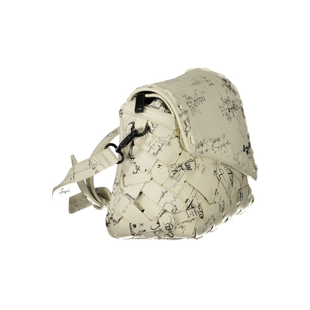 Desigual Bianco Polyurethane Women Handbag