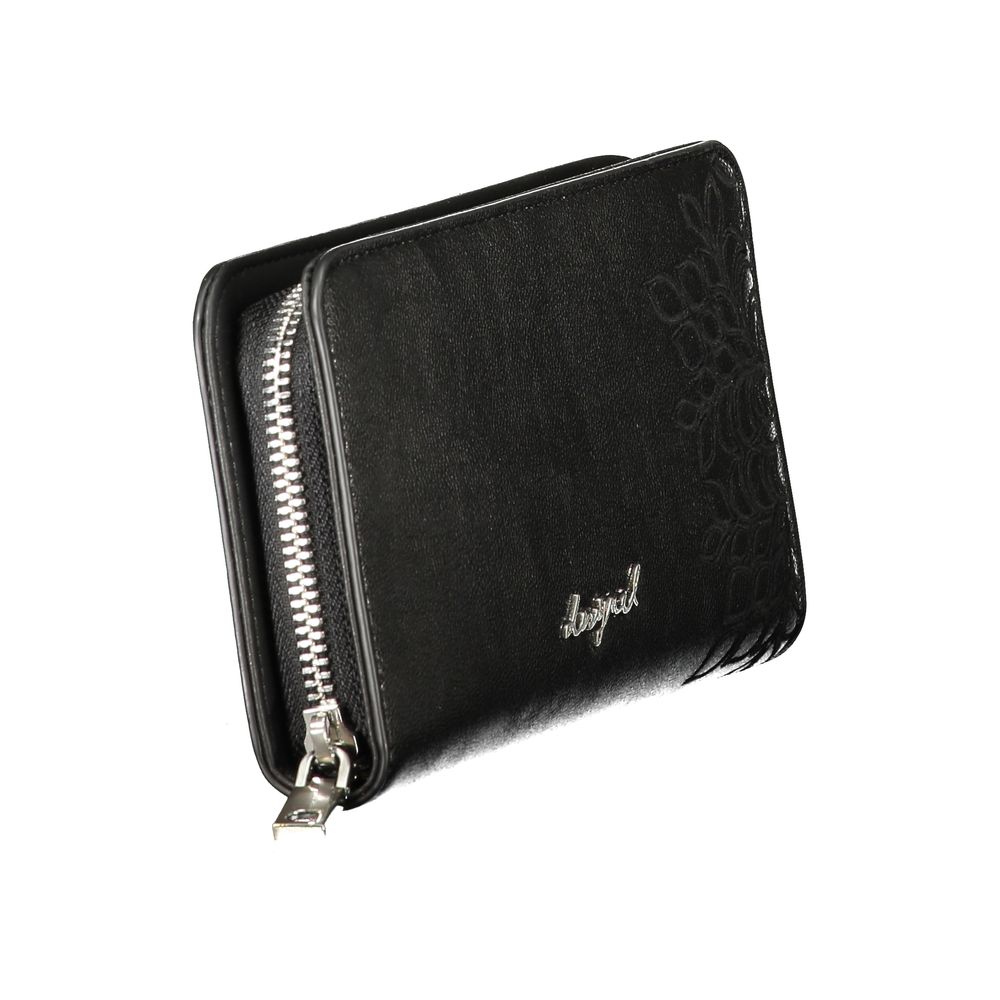 Desigual Nero Poliuretano Woman Wallet