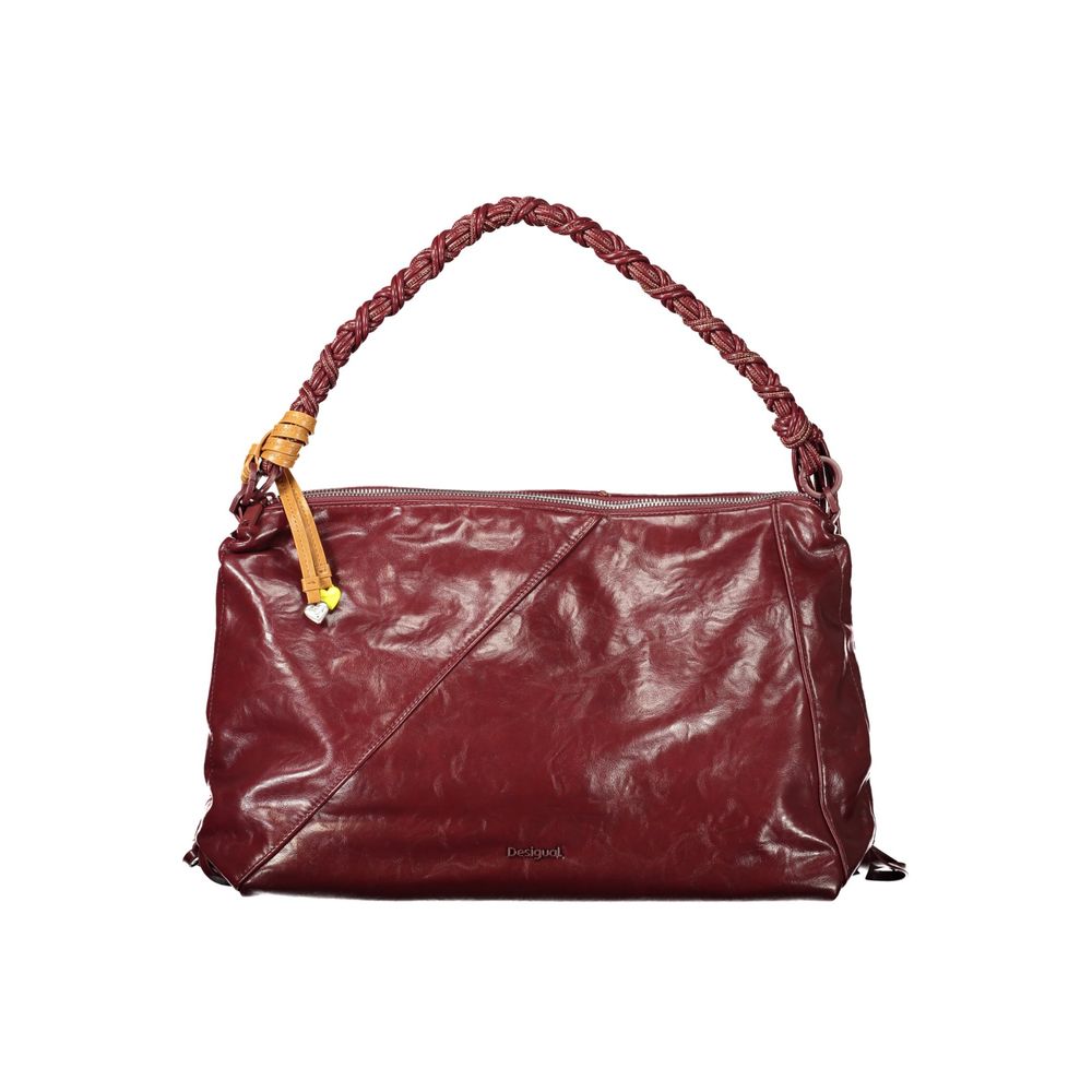 Desigual Burgundy Polyurethane Women Handbag