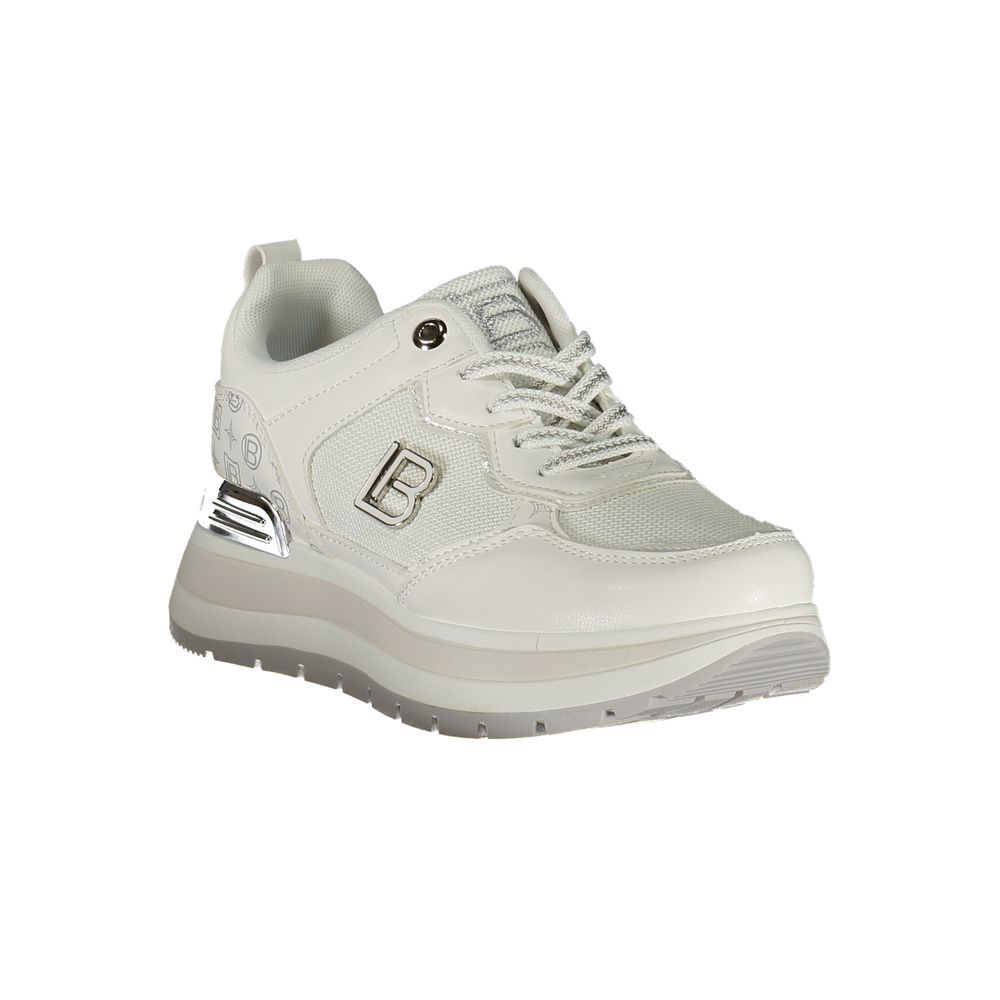 Laura Biagiotti Bianco Poliuretano Women Sneaker