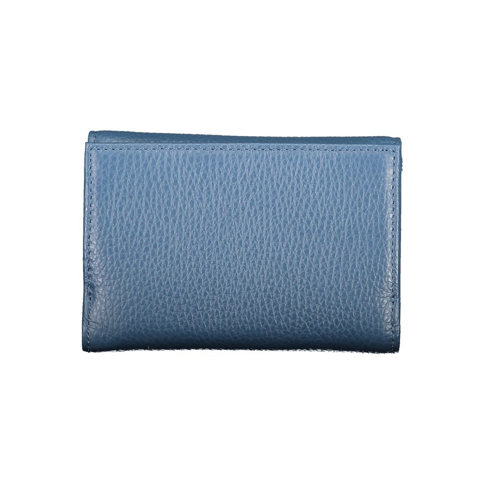 Coccinelle Blu Leather Woman Wallet