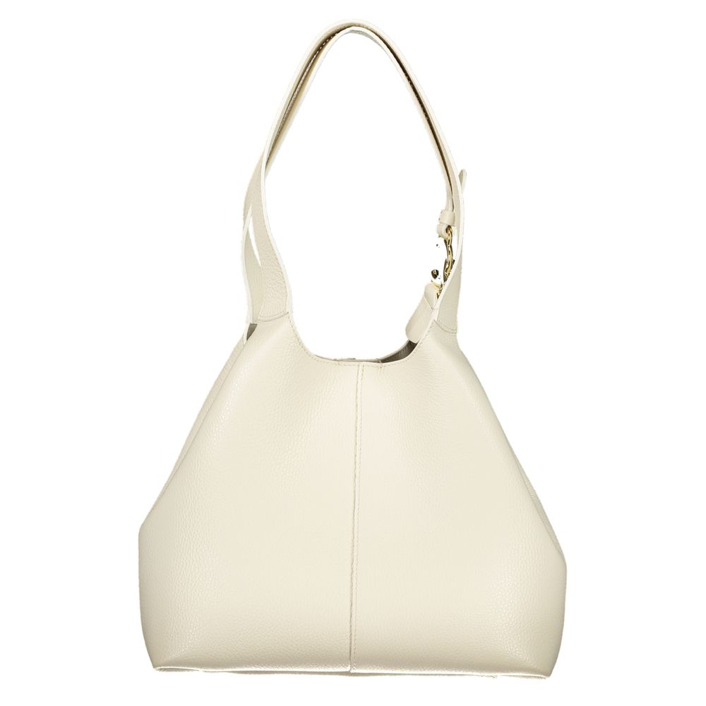 Coccinelle Bianco Leather Women Handbag