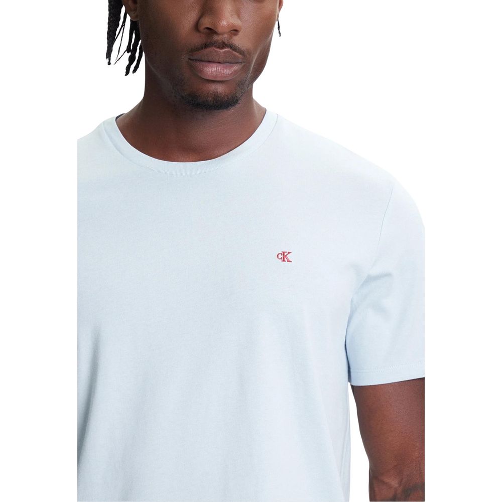 Calvin Klein Jeans Blue Cotton T-Shirt