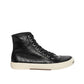Balenciaga Black Calfskin High Top Sneakers