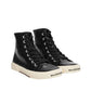 Balenciaga Black Calfskin High Top Sneakers