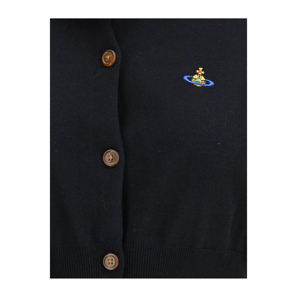 Vivienne Westwood Black Cotton Cardigan