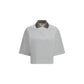 Brunello Cucinelli White Cotton Polo Shirt
