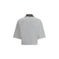 Brunello Cucinelli White Cotton Polo Shirt