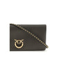 PINKO Bicolor Calf Leather Bos Taurus Clutch Bag