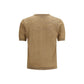 Brooksfield Beige Linen Shortsleeve Shirt