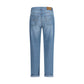 Brunello Cucinelli Blue Cotton Relaxed Fit Jeans
