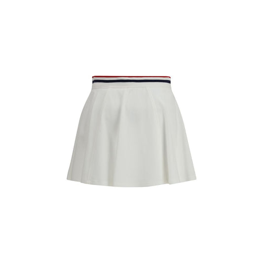 Brunello Cucinelli White Cotton Mini Skirt