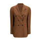 Lardini Brown Linen Blazer