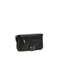 Fendi Black Calf Leather Bos Taurus Shoulder Bag